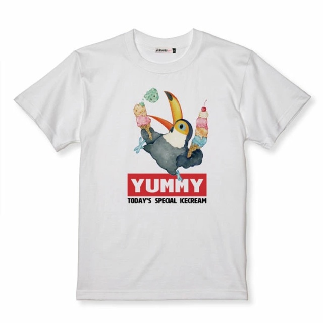9999493【ゆとり屋】★Tシャツ/Yummy!オニオオハシ
