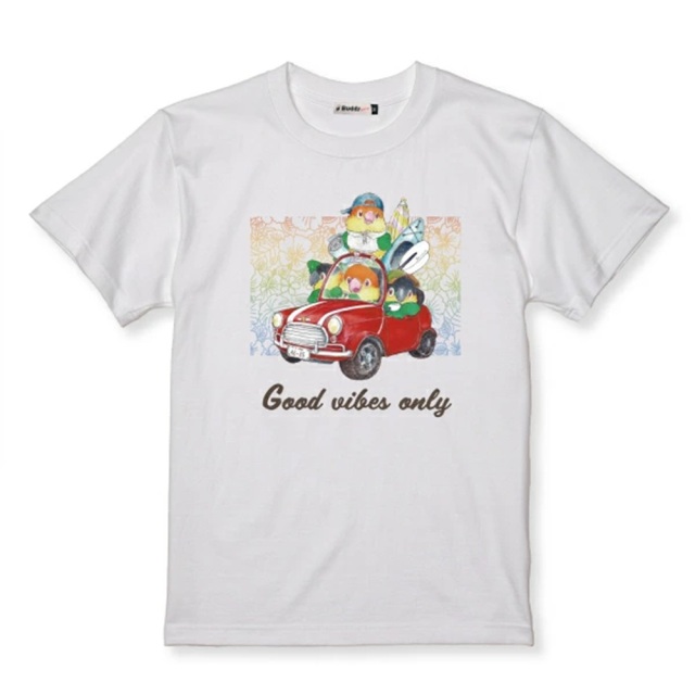 9999502【ゆとり屋】Tシャツ/miniとシロハラ・ズグロシロハラ