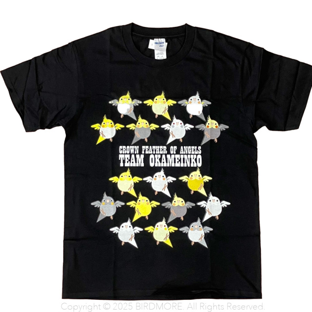 9999524【かんたろう】★Tシャツ/TEAM OKAMEINKO 黒