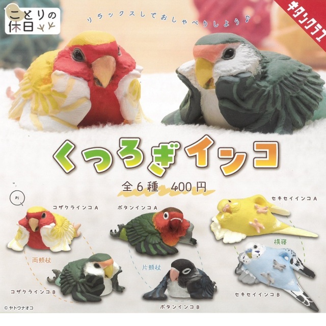 9999551【キタンクラブ】ことりの休日 くつろぎインコ