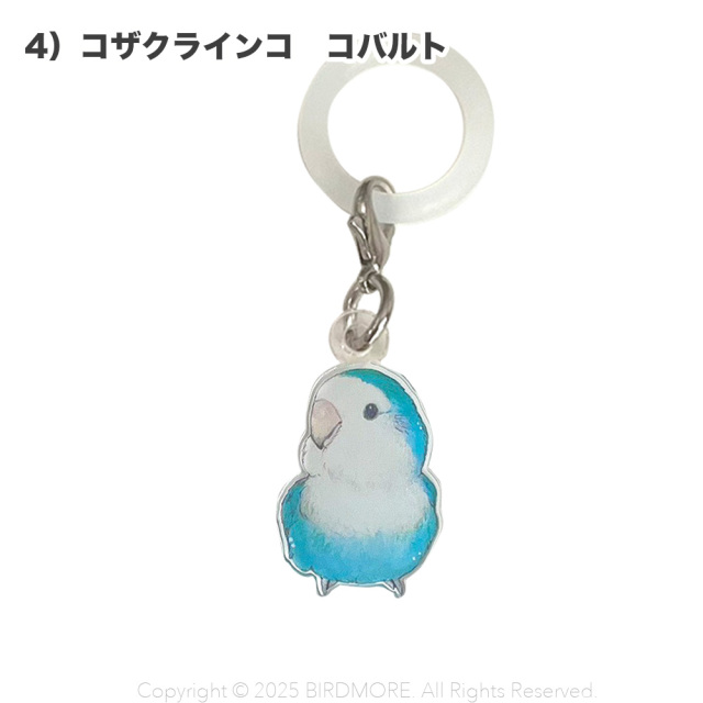 HM フープイヤリング アンブレラマーカー バッグチャーム 青い鳥 HM