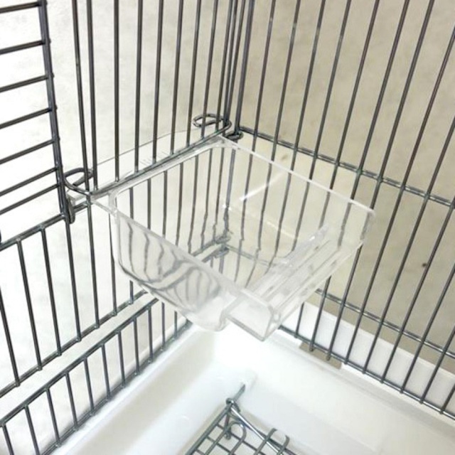 飼鳥用品専門店BIRDMORE(バードモア)/【HOEI】35クリアカップ浅型