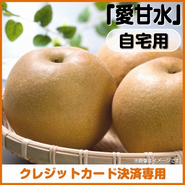 ＜クレジットカード決済＞【予約７月1日～8月5日まで】梨（愛甘水）自宅用