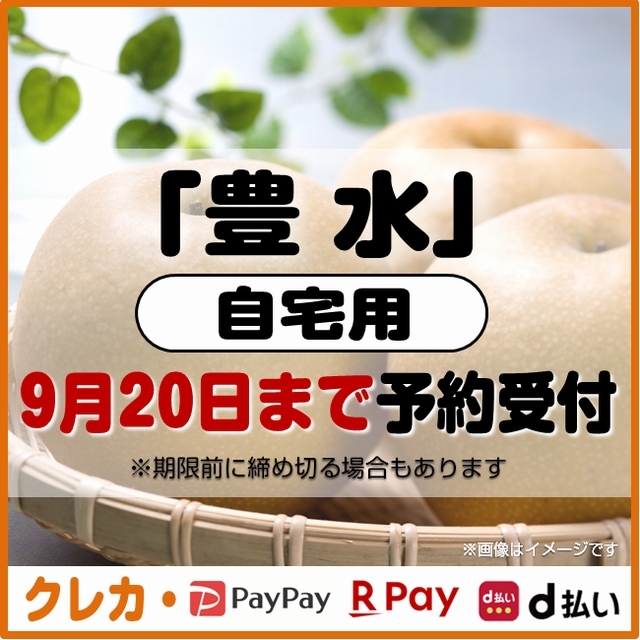 豊水梨　自宅用