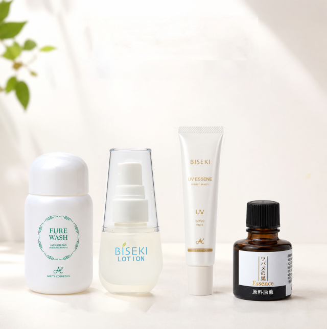 フレウォッシュ50g +ビセキローション30ml+UV美容液+ツバメの巣エッセンス10ml