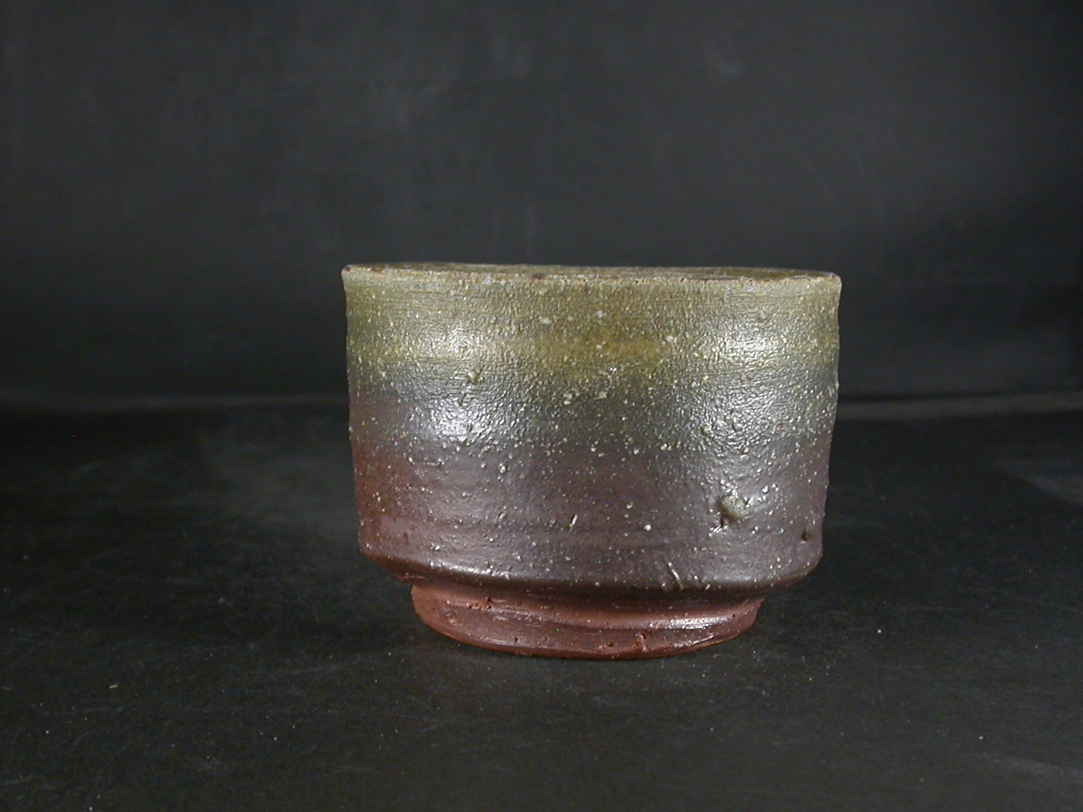 備前焼　穴窯　備前焼異色作家　吉岡　勝巳　最新作黄ゴマ湯呑・フリーカップ５