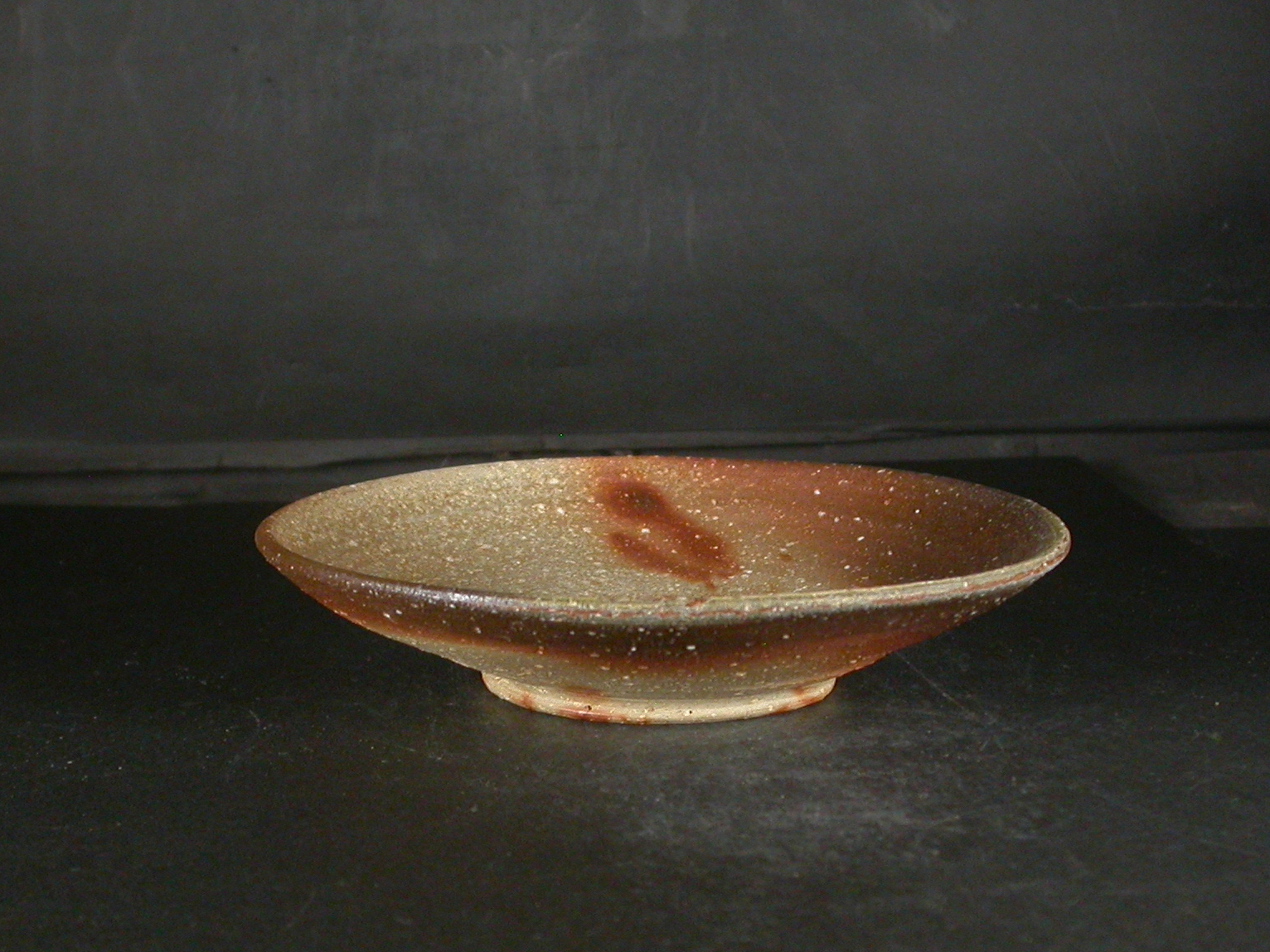 備前焼 穴窯 備前焼異色作家 吉岡 勝巳 最新作16センチ緋襷