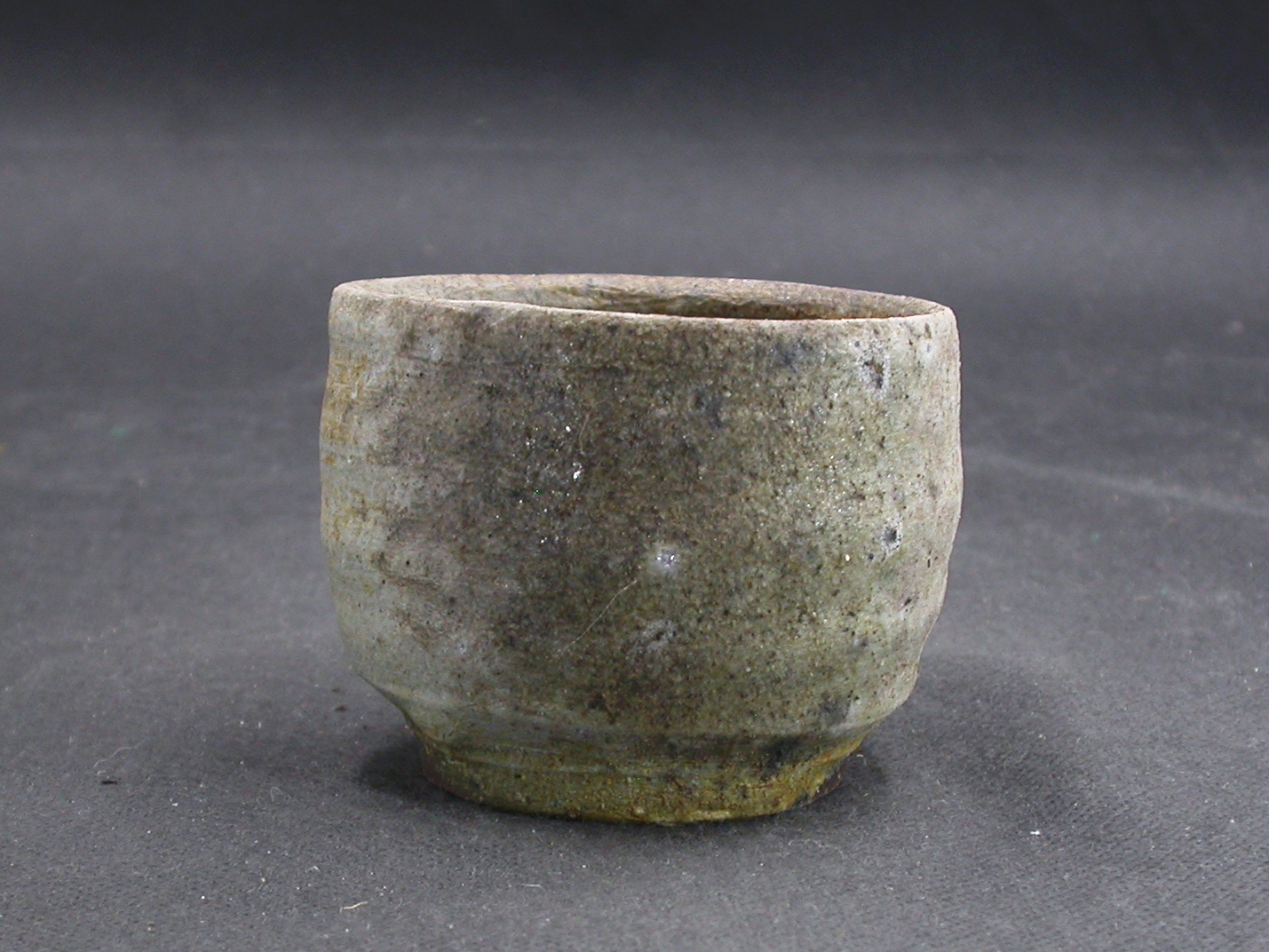 処分品　備前焼　穴窯　備前焼異色作家　吉岡　勝巳　最新作カセ窯変ぐい呑７