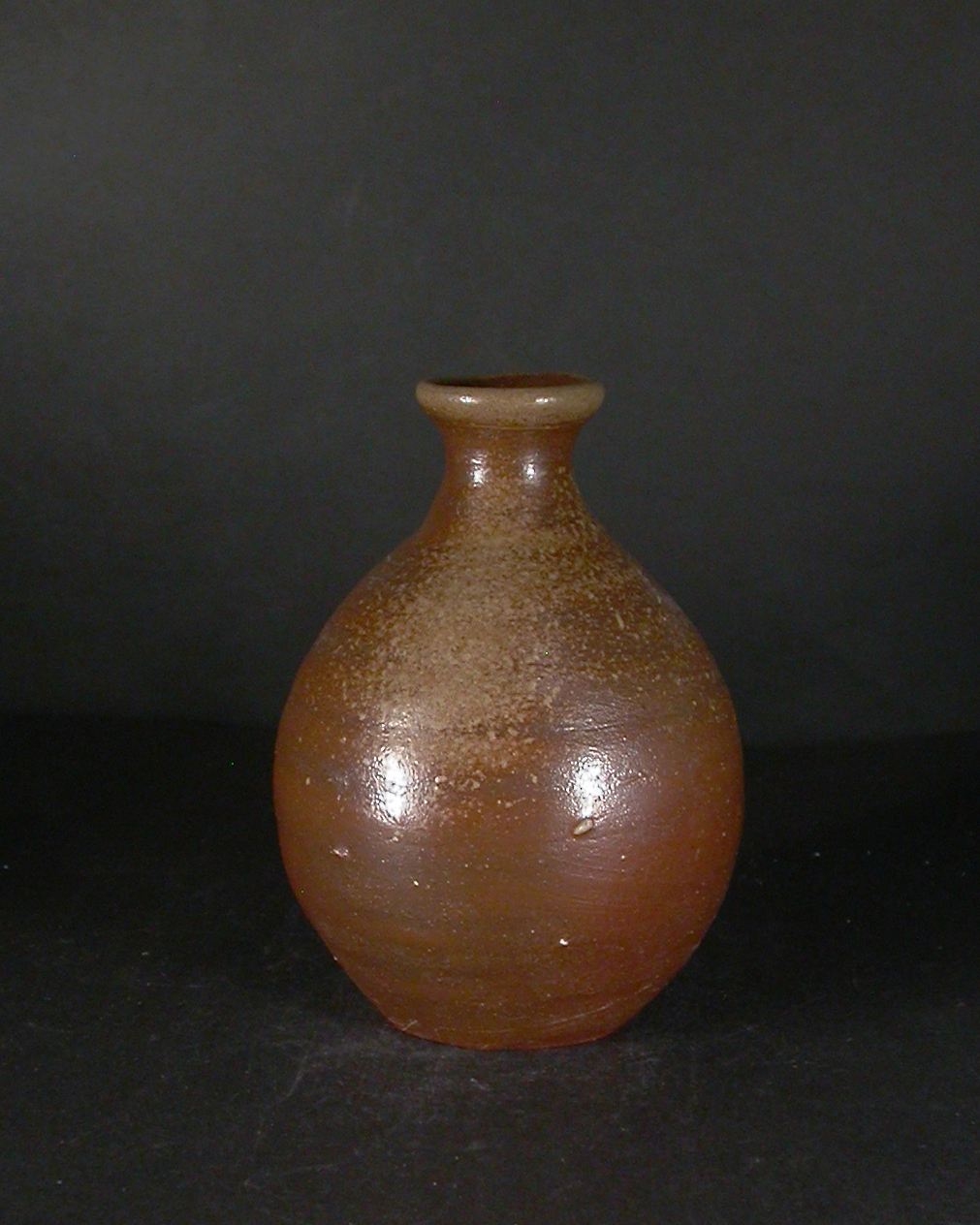 備前焼　登窯　備前焼物故作家　的野　求　黄ゴマ徳利３７