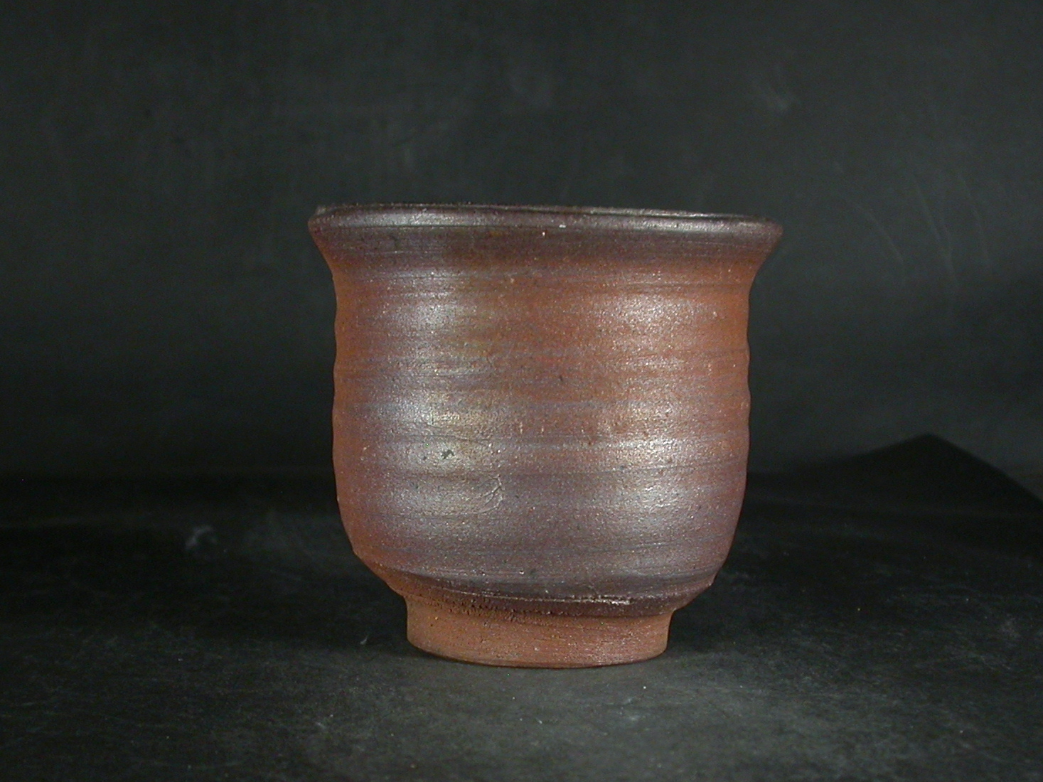 備前焼 登窯 備前焼物故作家 大平 誠之助 黄ゴマフリーカップ・湯