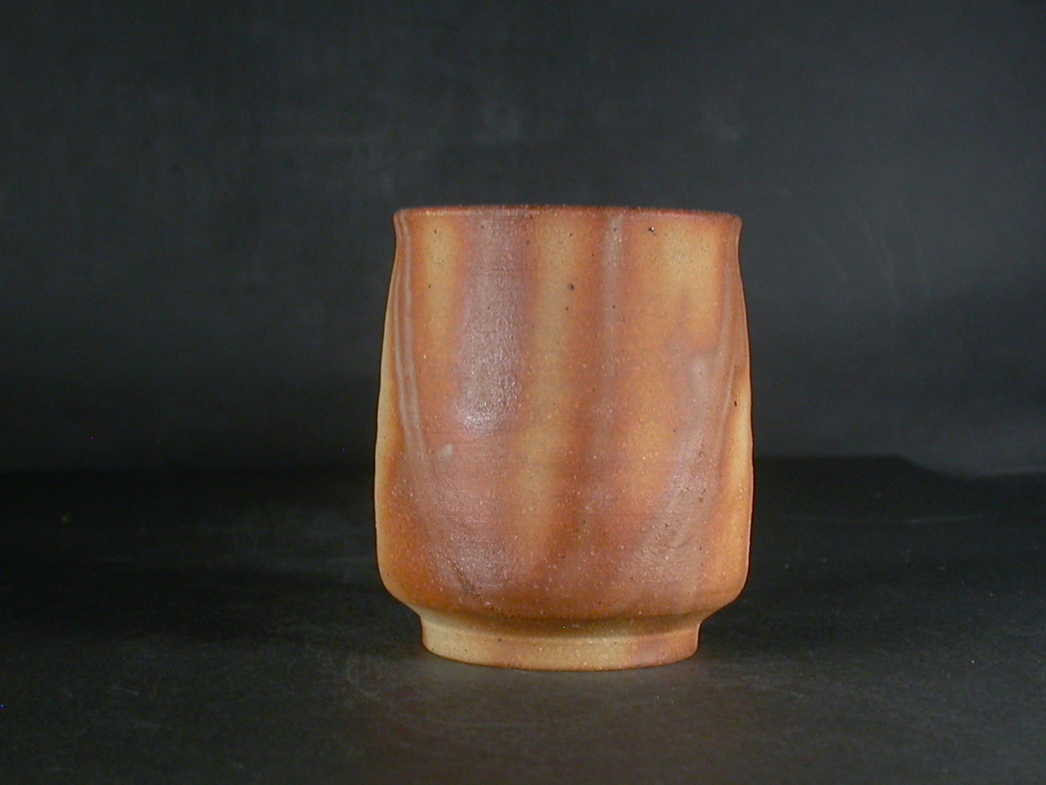 備前焼　備前焼中堅作家　堀川　南山　緋襷湯呑３