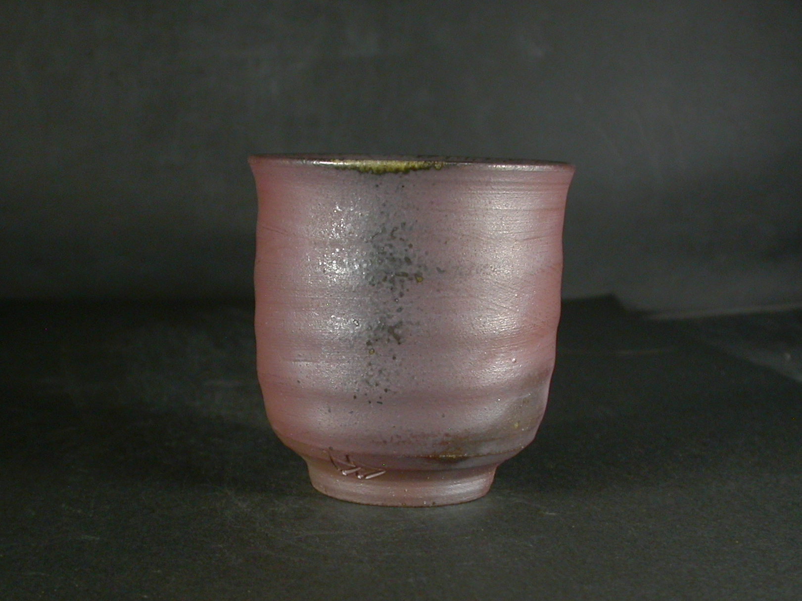 備前焼　登窯　備州窯　山本　宗秀　黄ゴマ湯呑１