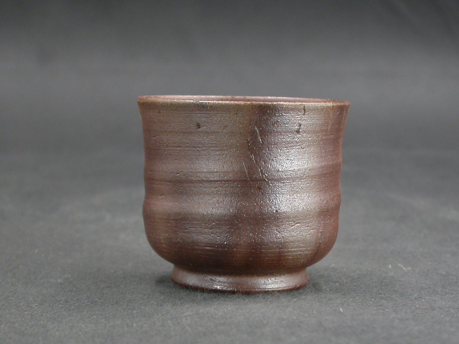 備前焼　登窯　備前焼中堅作家　二代難波　好陽　緋襷ぐい呑１