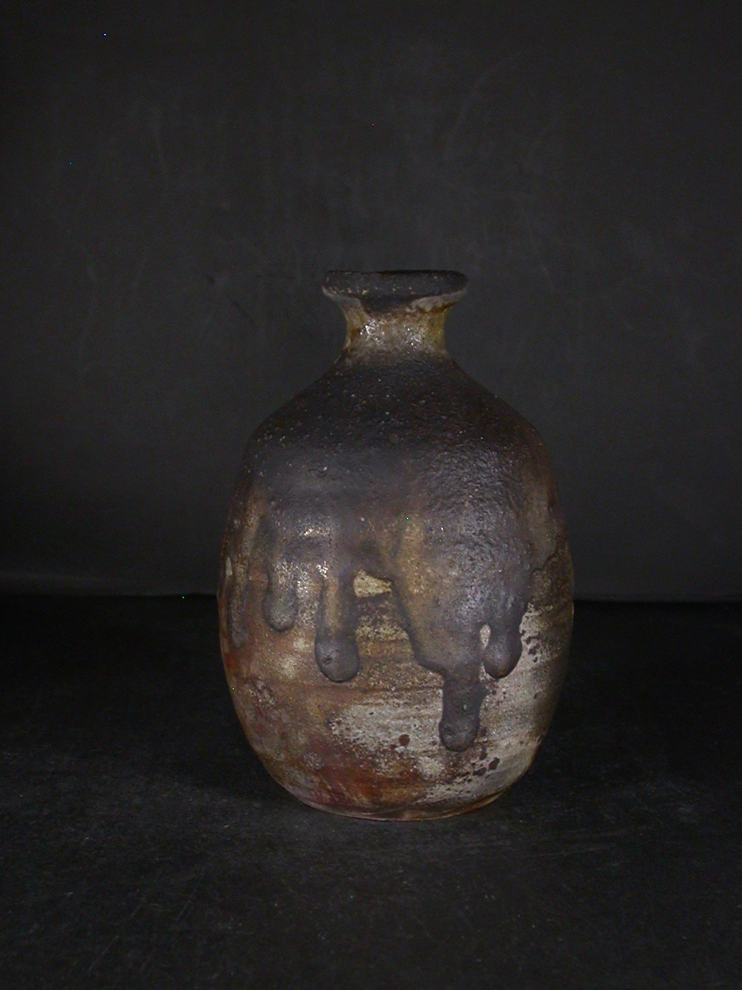 備前焼作家　嶋幸博　備前焼花瓶 備前焼作家 嶋幸博 備前焼花瓶