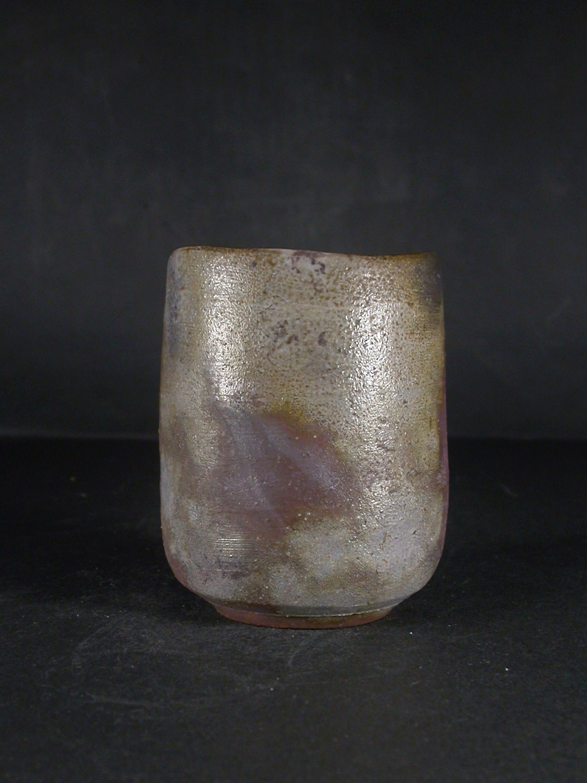 備前焼　登窯　備前焼中堅作家　松嶋　弘　桟切湯呑１