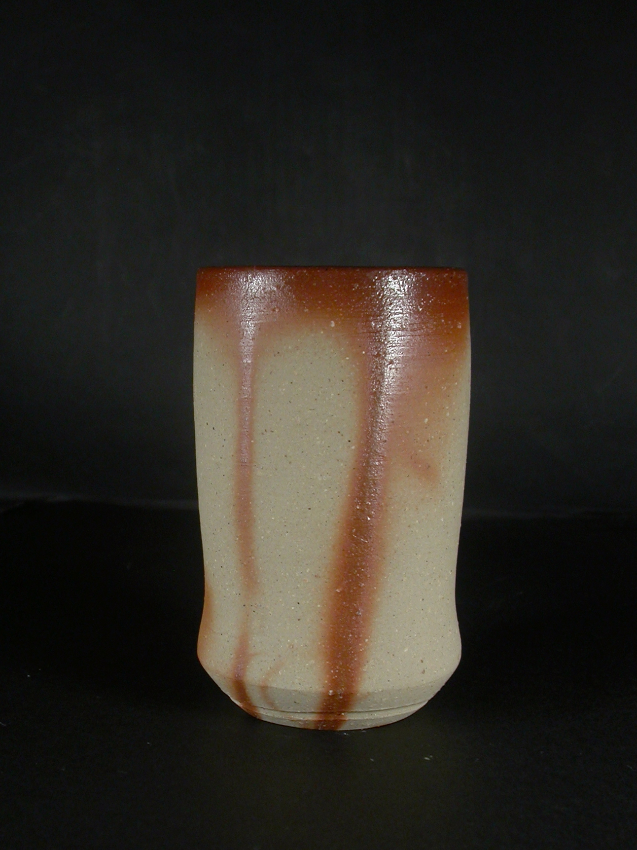 備前焼 登窯 備前焼名門作家 伊勢崎 紳 緋襷ビール他グラス1