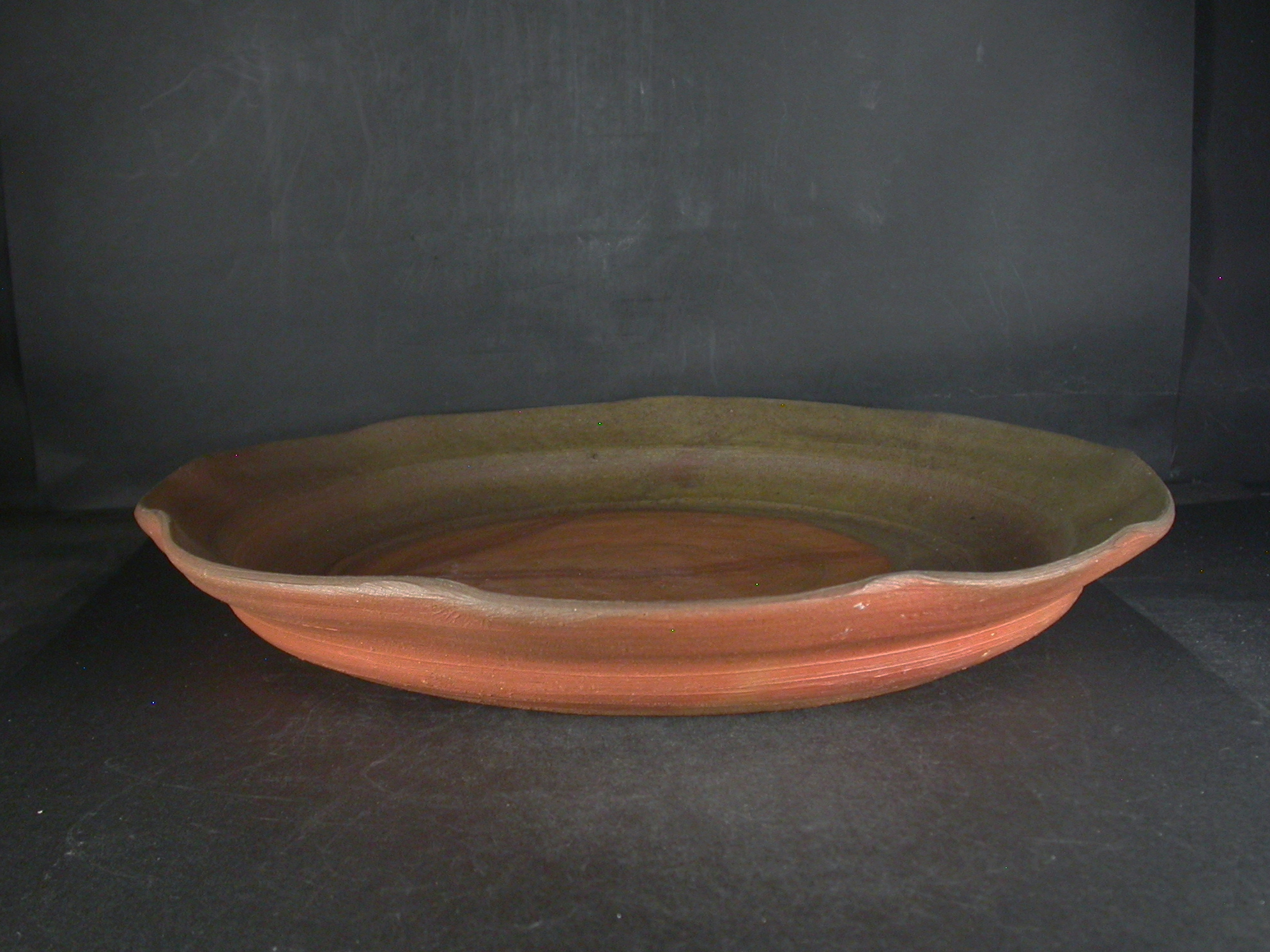備前焼　大皿　径57cm　窯変　胡麻　飾り皿　特大サイズ DSC02666.jpg