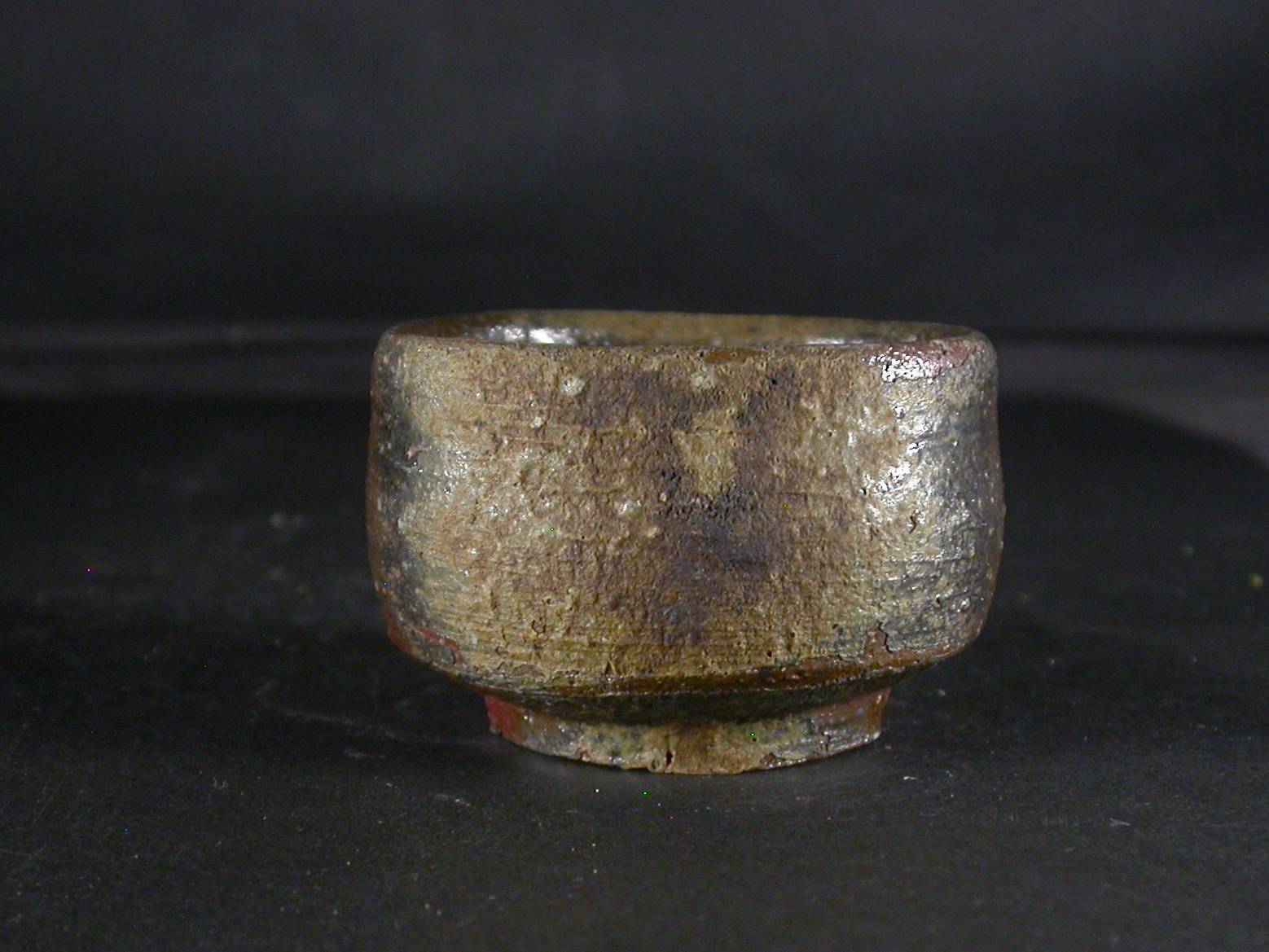 備前焼 登窯 備前焼物故作家 正宗 悟 共箱付き黄ゴマぐい呑2