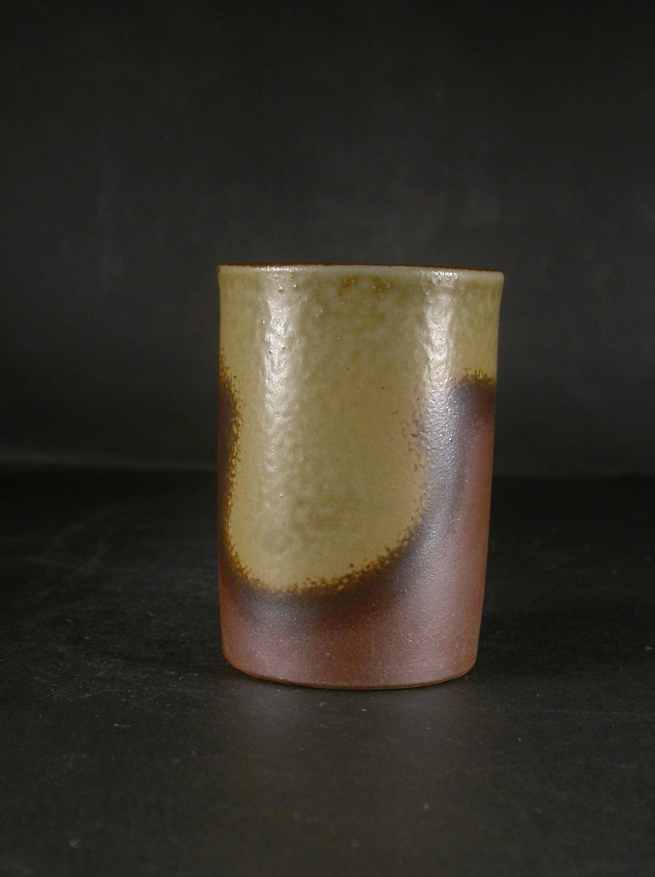 備前焼　登窯　備前焼窯元陶正園　木村　陶峰　黄ゴマビール他グラス１