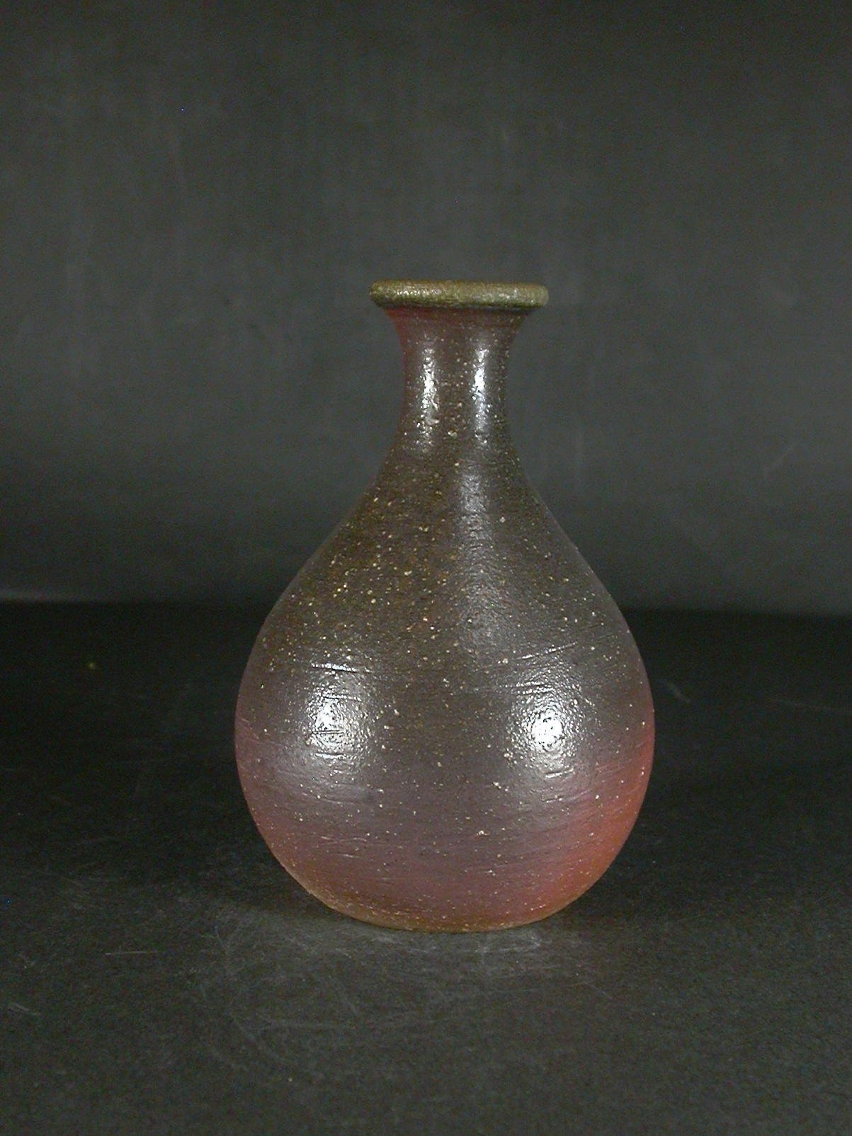 備前焼　登窯　備州窯　山本　宗秀　黄ゴマ徳利１