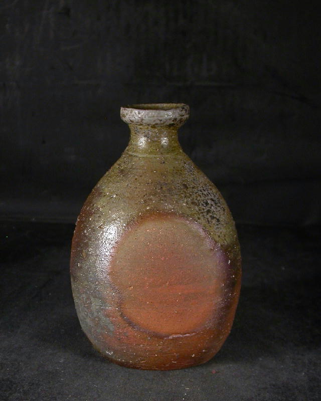備前焼　登窯　備前焼中堅作家　幡上　雄一　 窯変徳利1