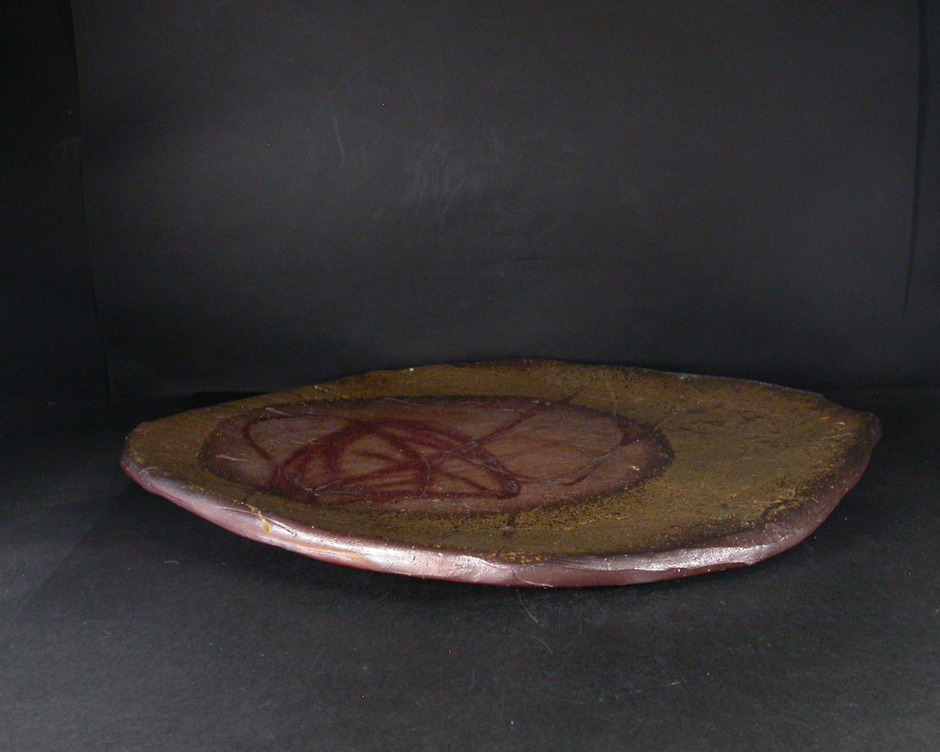 同梱不可 備前焼 登窯 備前焼中堅作家 赤畠 太 40センチ共箱付き緋襷