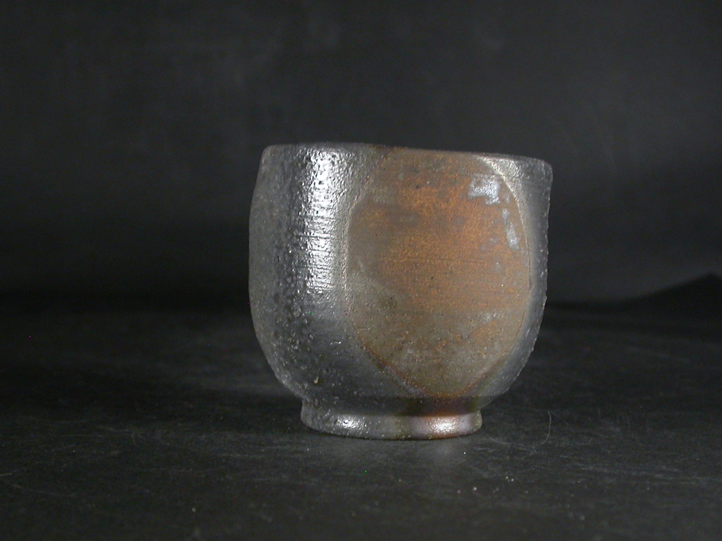 備前焼 登窯 備前焼物故作家 小野田 瑞穂 窯変ぐい呑1 備前焼卸・小売