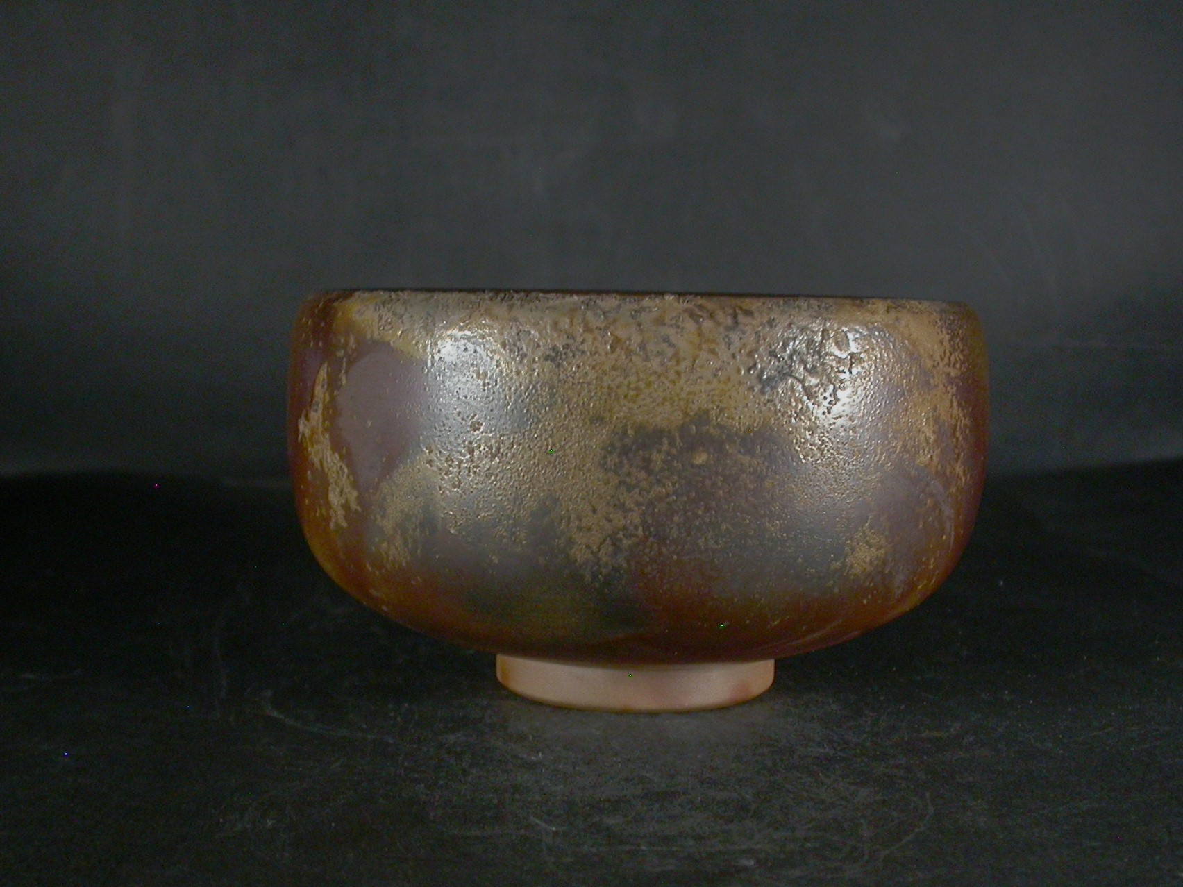 備前焼 登窯 備前焼窯元陶正園 木村 陶峰 共箱付き磨き手黄ゴマ抹茶