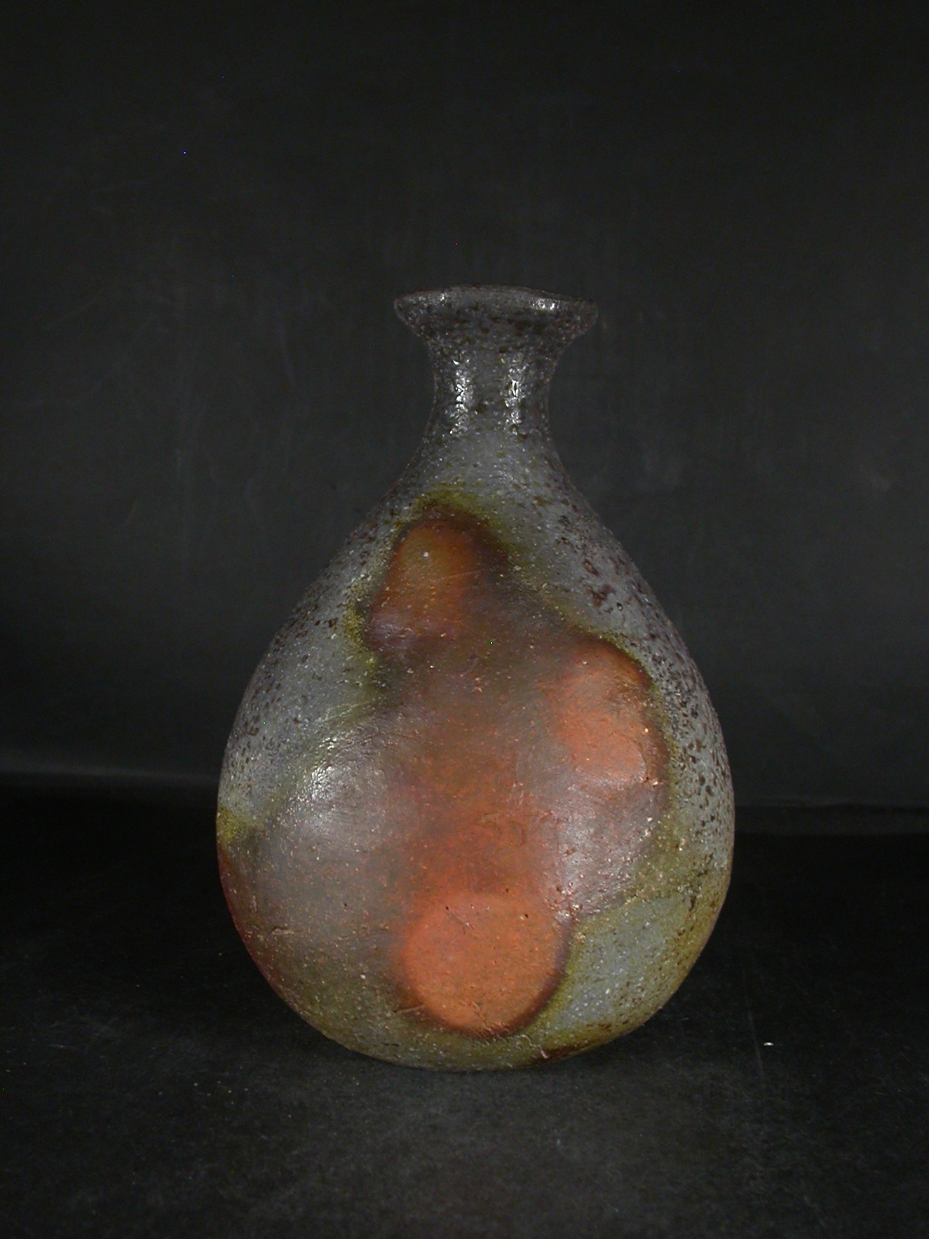 【2542】135.花器、徳利…備前焼 生陶衆啓 備前焼 桟切徳利 とっくり 酒器 食器 一輪挿し花瓶