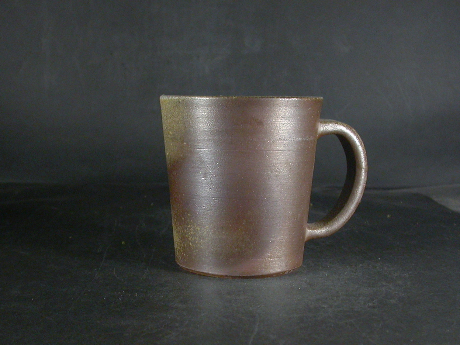 備前焼 穴窯 備前焼若手作家 藤見 俊一 黄ゴマ手付きカップ2 備前焼卸