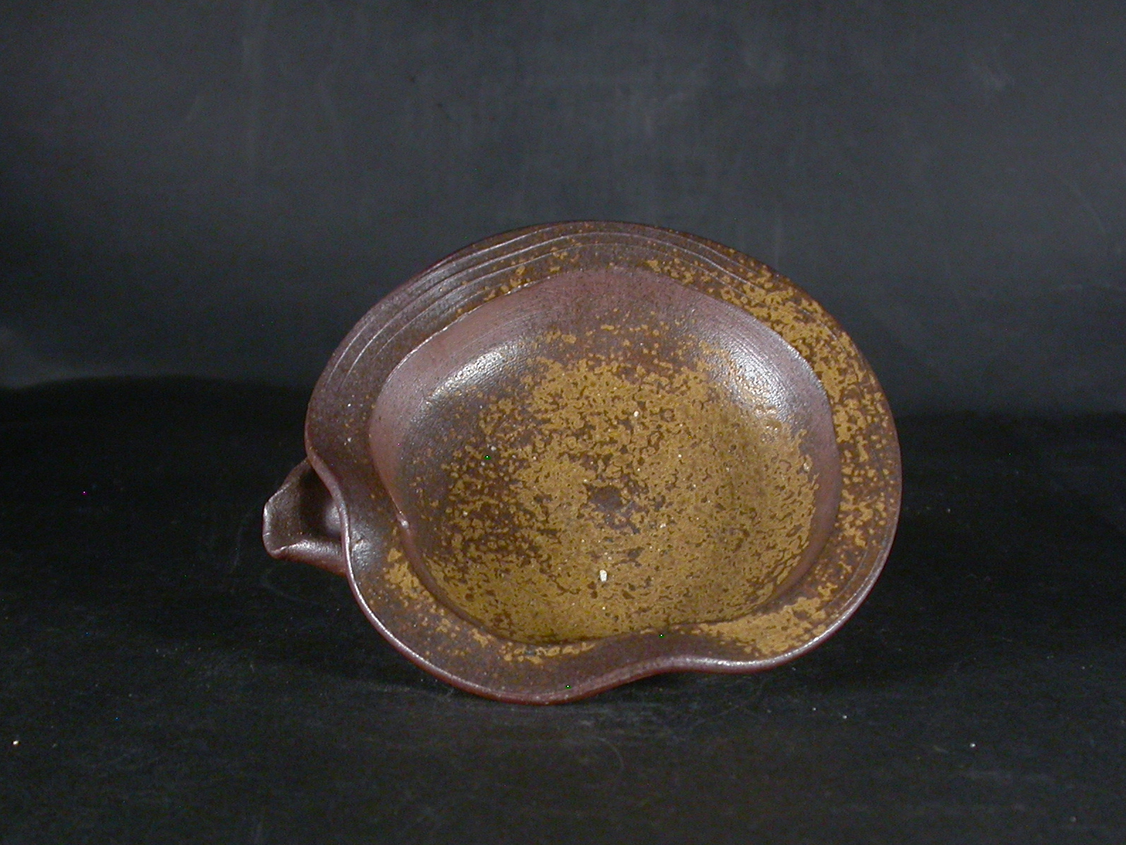 備前焼　備前焼中堅作家　竹内　靖之（山本）　最新作黄ゴマ片口小鉢２