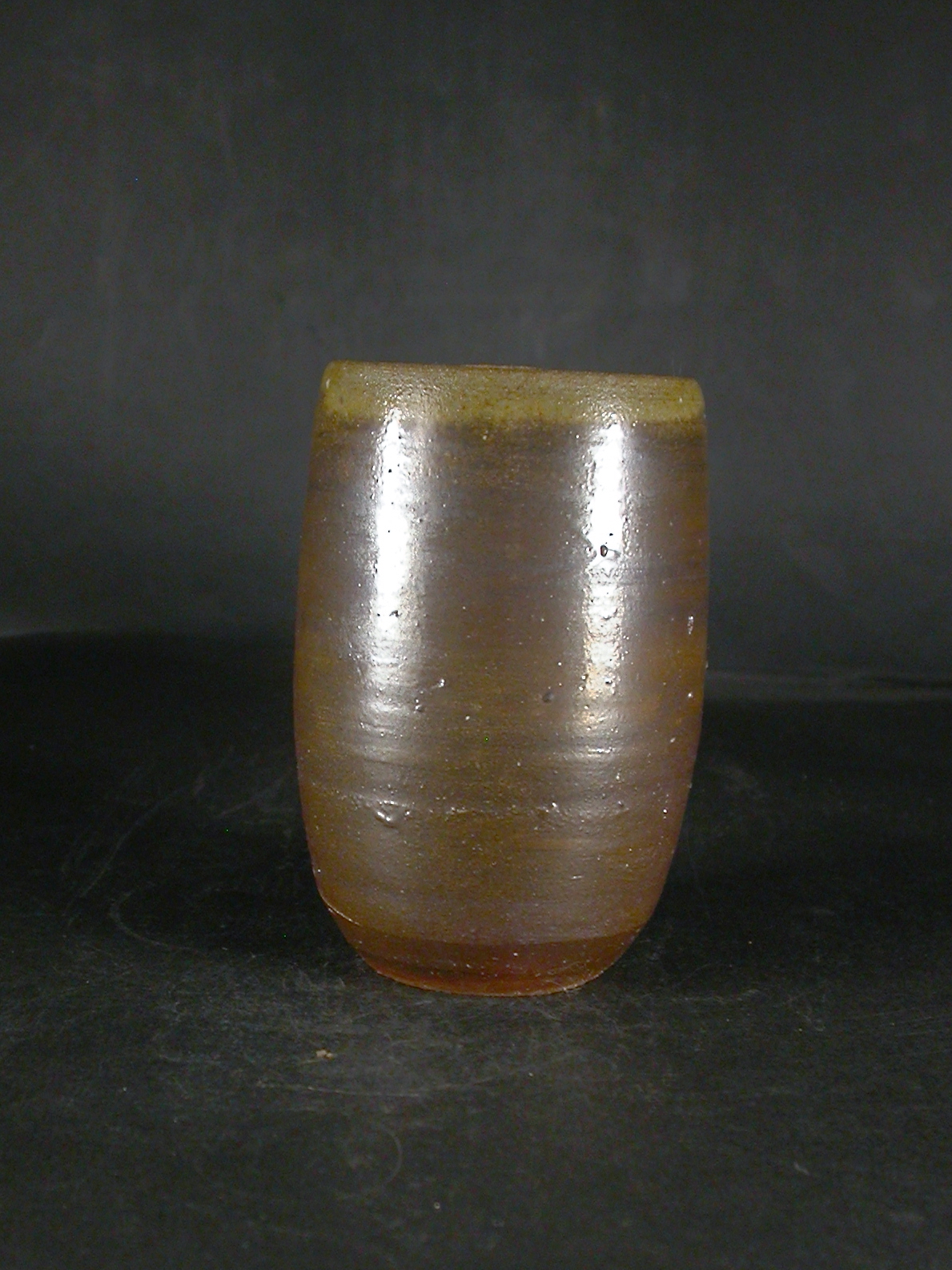 備前焼　登窯　備前焼中堅作家　竹内　靖之（山本）　最新作黄ゴマビール他グラス１９