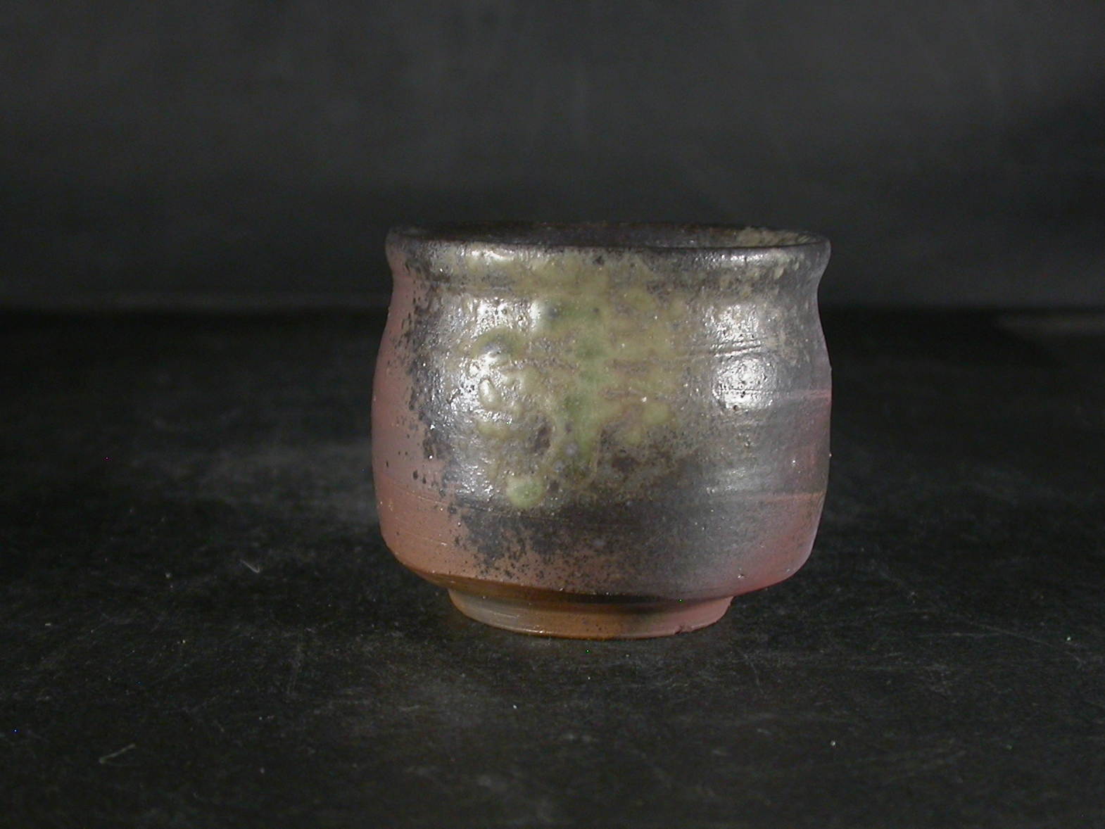 備前焼　登窯　備前焼中堅作家　竹内　靖之（山本）　最新作黄ゴマぐい呑１７