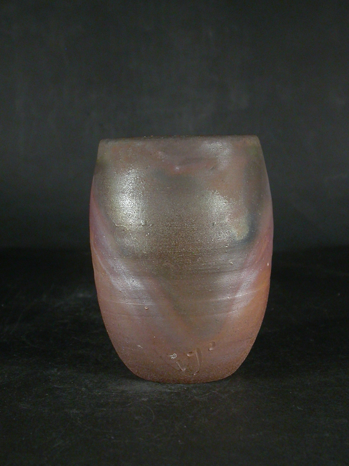 備前焼　登窯　備前焼中堅作家　竹内　靖之（山本）　最新作黄ゴマビール他グラス１１