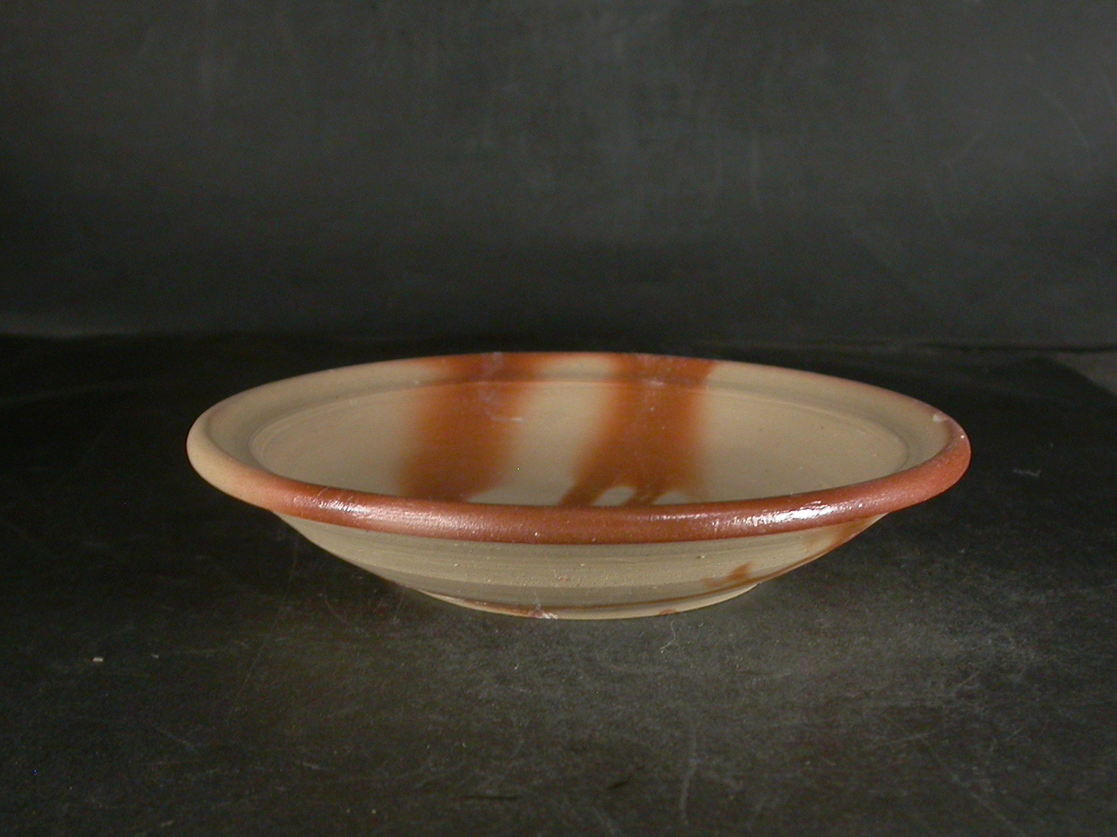 備前焼　備前焼中堅作家　竹内　靖之（山本）　最新作１６．２センチ緋襷皿１０