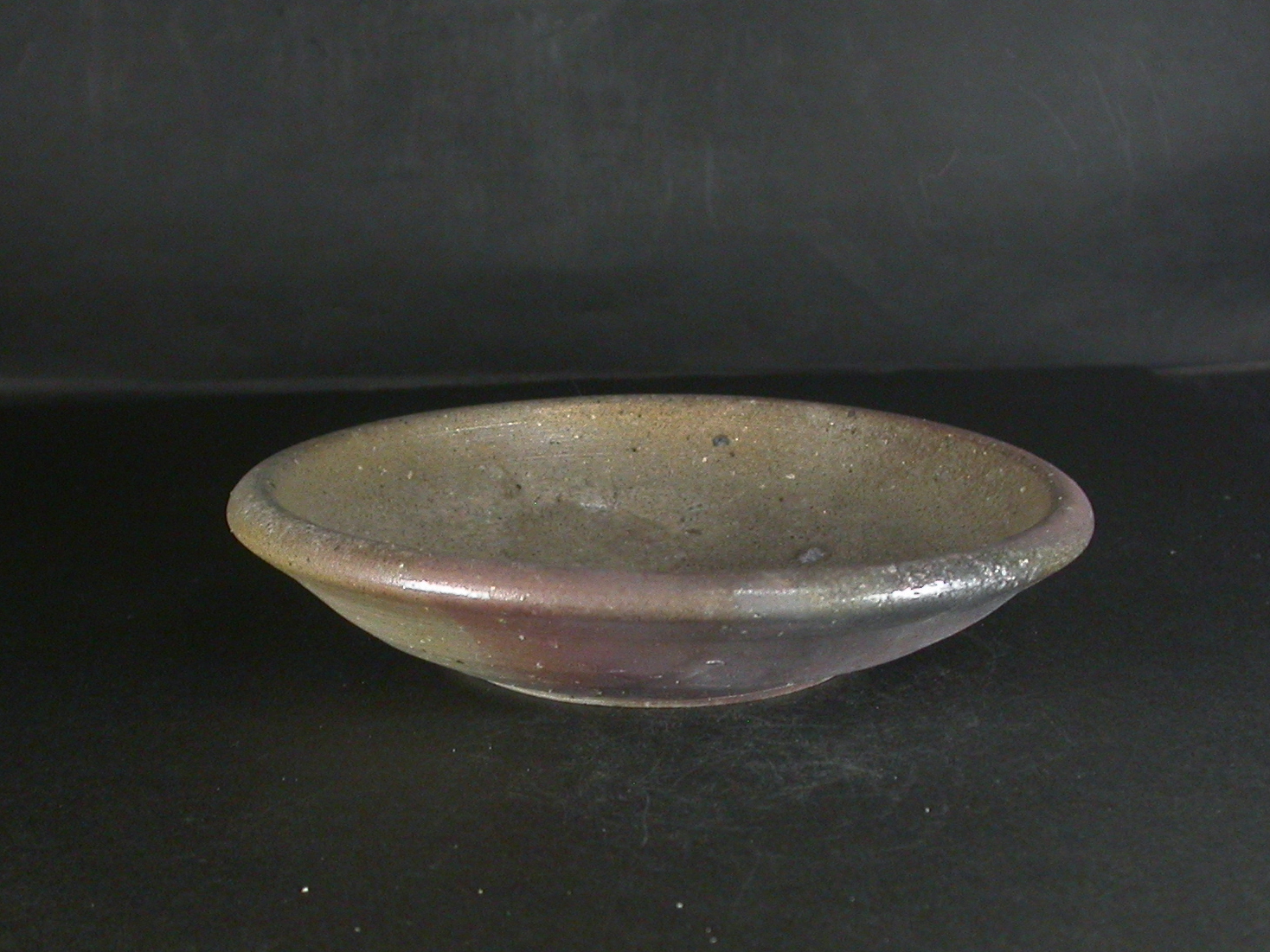 備前焼　登窯　備前焼中堅作家　竹内　靖之（山本）　最新作黄ゴマ青備前深皿２０