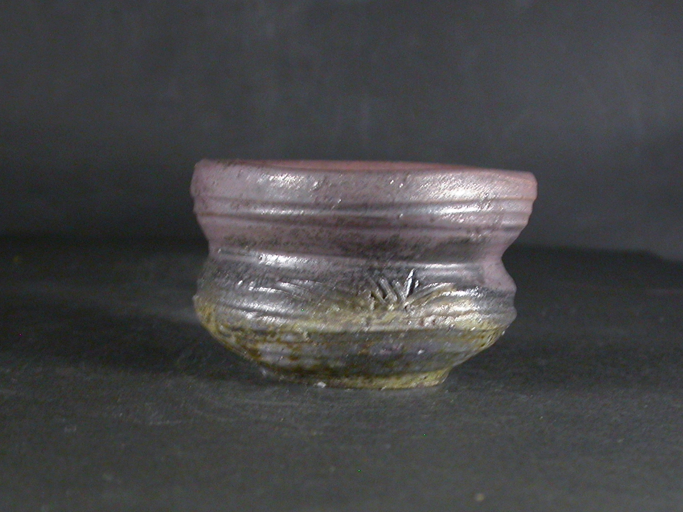 月間特価品　備前焼　登窯　備前焼中堅作家　竹内　靖之（山本）　最新作窯変ぐい呑３１