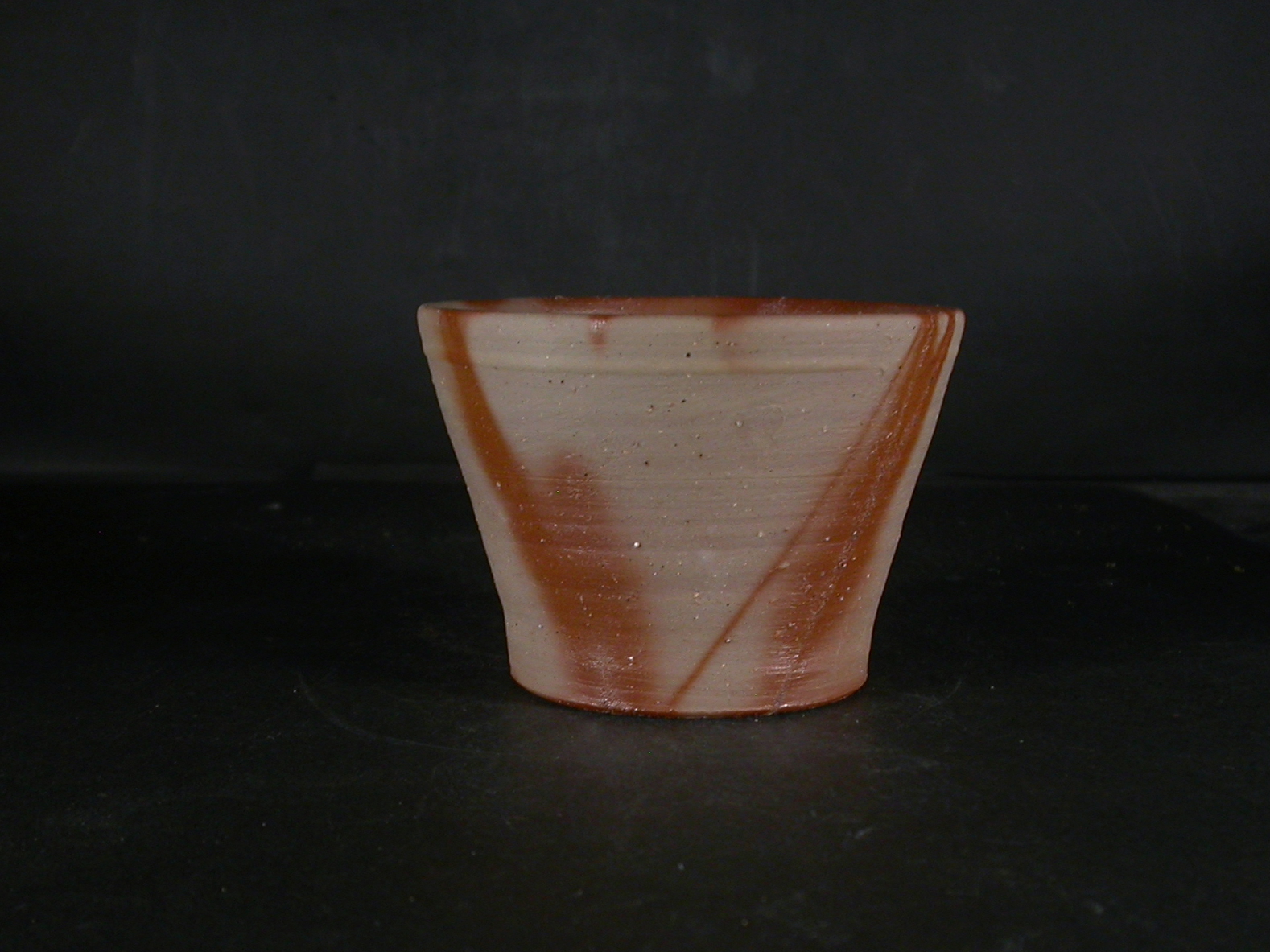 処分品　備前焼　備前焼中堅作家　片岡　聖観　 緋襷フリーカップ１