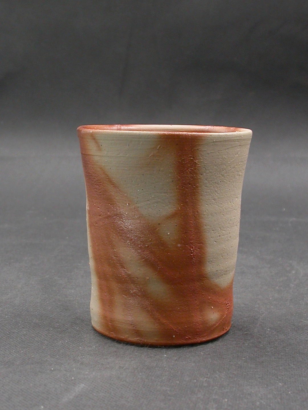 処分品　備前焼　備前焼中堅作家　片岡　聖観　 緋襷フリーカップ２０