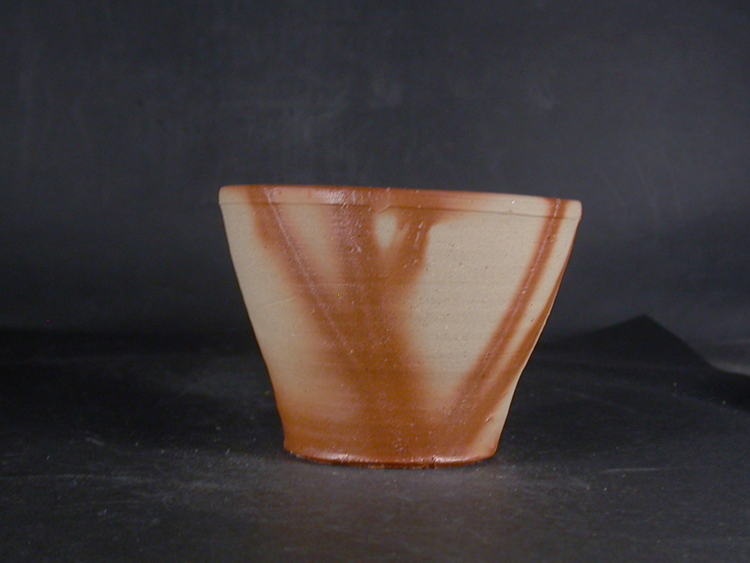 処分品　備前焼　備前焼中堅作家　片岡　聖観　 緋襷フリーカップ１７