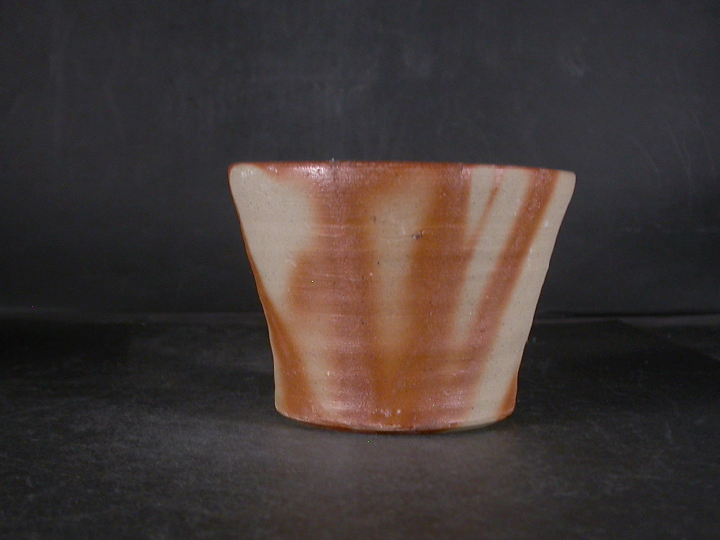 処分品　備前焼　備前焼中堅作家　片岡　聖観　 緋襷フリーカップ２