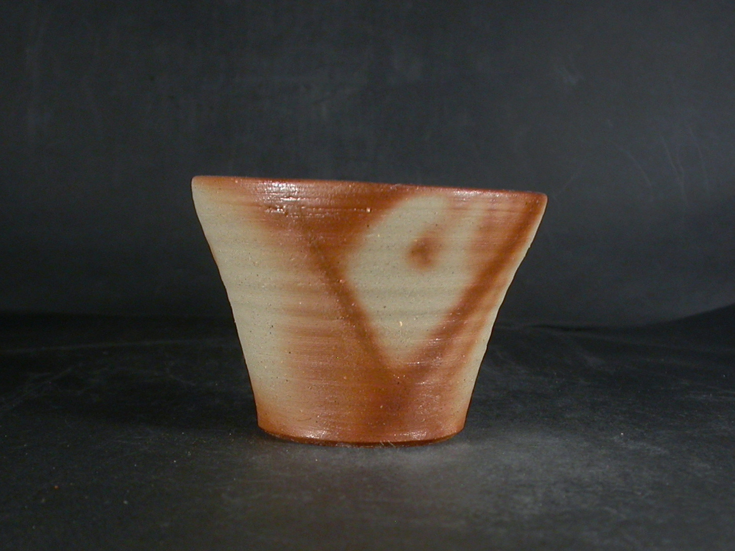 処分品　備前焼　備前焼中堅作家　片岡　聖観　 緋襷フリーカップ１６