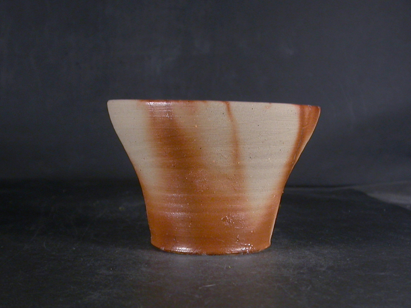 処分品　備前焼　備前焼中堅作家　片岡　聖観　 緋襷フリーカップ１９