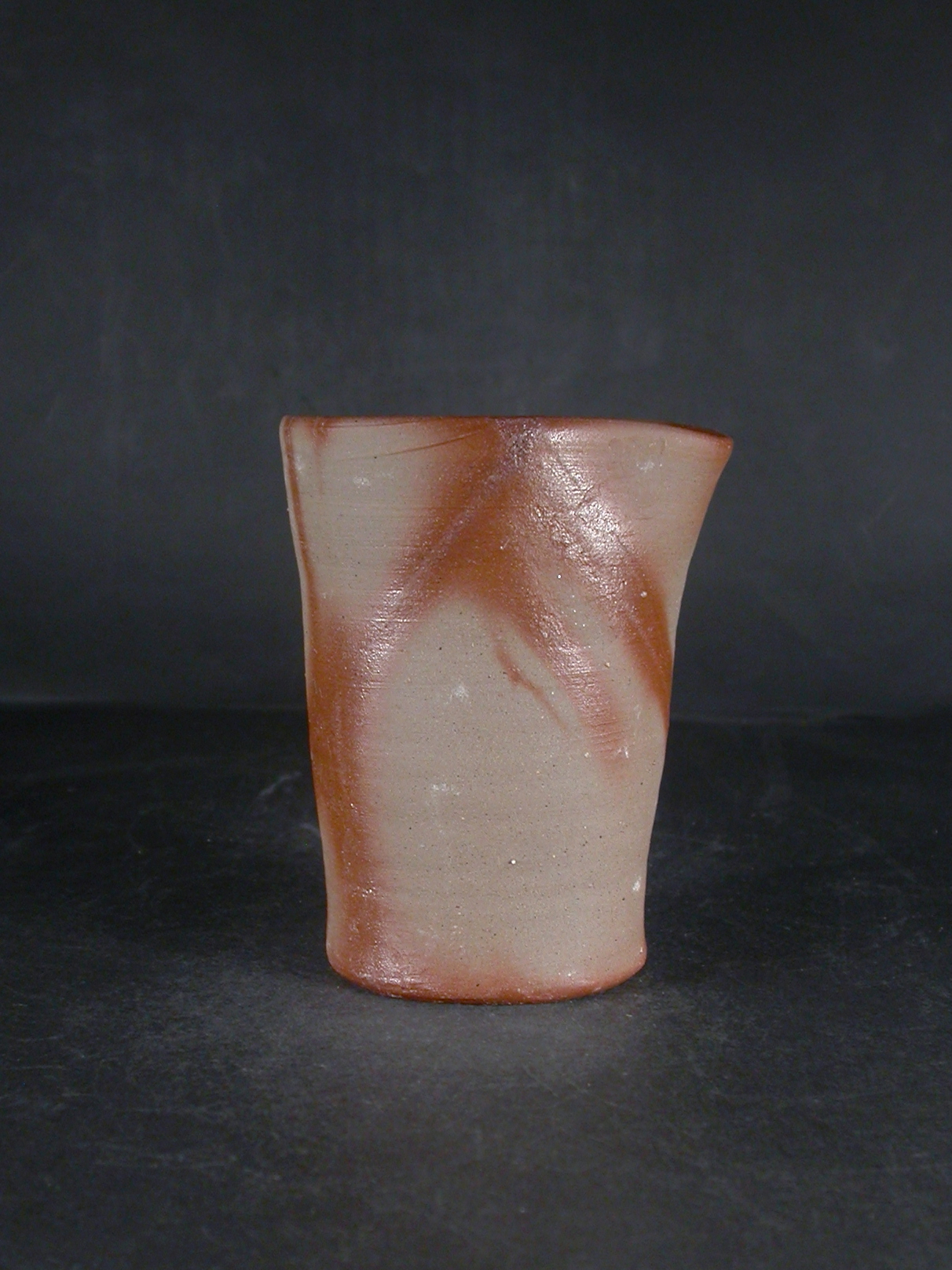 備前焼　登窯　備前焼中堅作家　片岡　聖観　緋襷片口酒注１