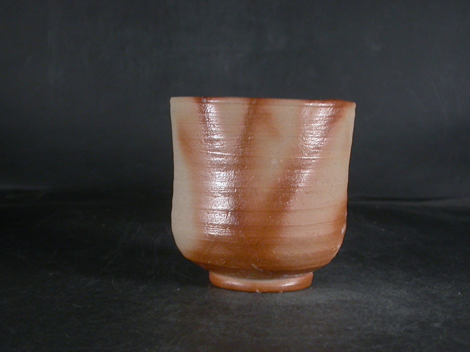 処分品　備前焼　備前焼中堅作家　片岡　聖観　緋襷湯呑３3