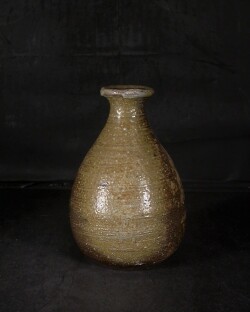 備前焼　穴窯　備前焼異色作家　吉岡　勝巳　黄ゴマ徳利３