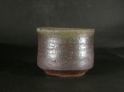 備前焼　穴窯　備前焼異色作家　吉岡　勝巳　最新作黄ゴマフリーカップ１３