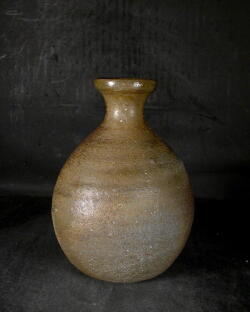 備前焼　登窯　備前焼物故作家　的野　求　黄ゴマ焼酎保存用大徳利・花入１３