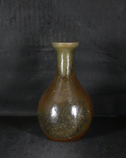 備前焼　登窯　備前焼物故作家　的野　求　黄・黒ゴマ徳利２６