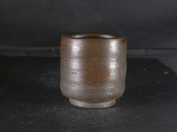 備前焼　登窯　窯元　しょうざん窯　緋襷・黄ゴマ湯呑２